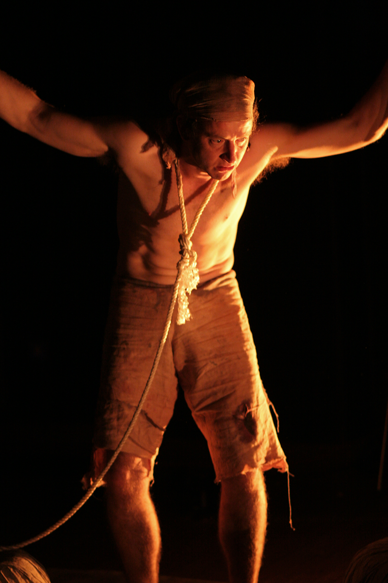 John Norton in The Long Way Home by Charles Way, Hijinx Theatre. Photo: Simon Gough