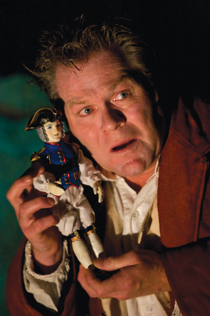 Brendan Charleston in Gulliver, Hijinx Theatre. Photo: Simon Gough