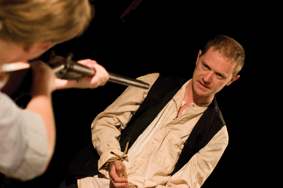 Lizzie Rogan and Stephen Hickman in The Other Woman by Paul Swift. Photo: Simon Gough