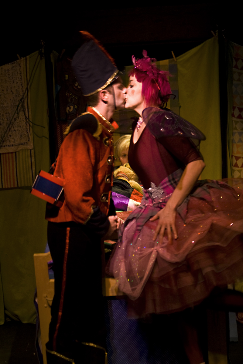 Hannah McPake and Stephen Hickman in Plum and me, Will. Sherman Cymru. Photo: Nick Allsop
